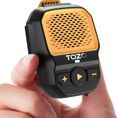 TOZO PM1 AI Smart Speaker with AI Assistants, Wearable Speaker for Hands-Free, 20 Hour Playtime Clip-On Wireless Portable Bluetooth Speaker Built-in Mic, Mini Gifts for Working, Sports